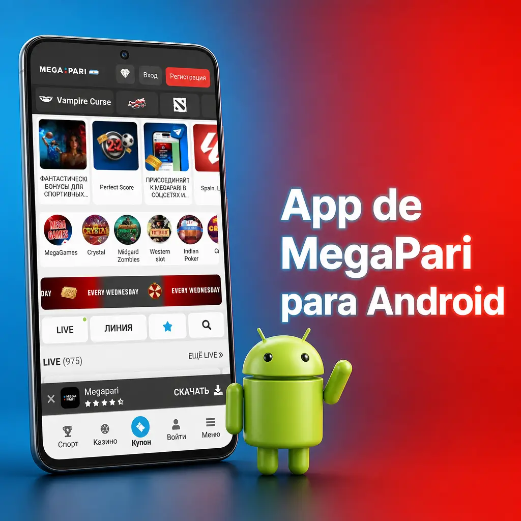 App de MegaPari para Android