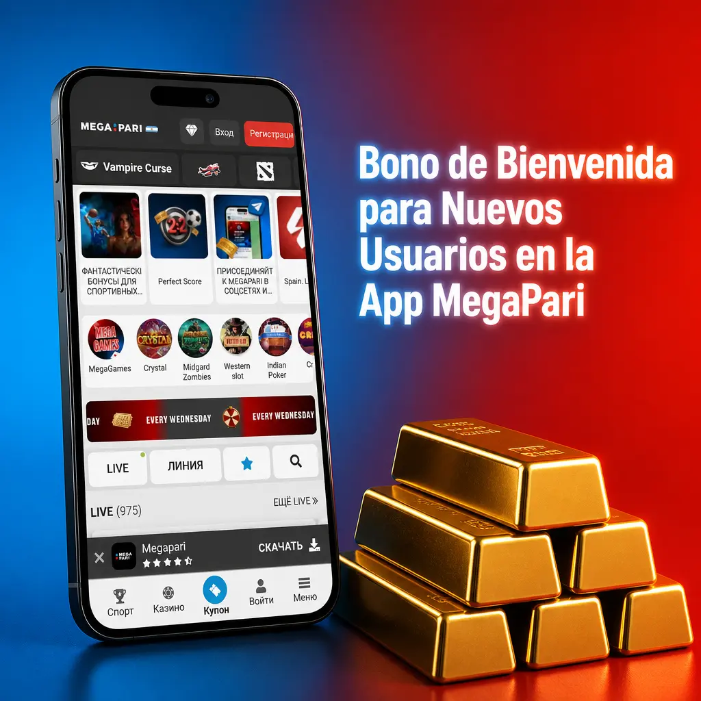 Bono de bienvenida MegaPari app