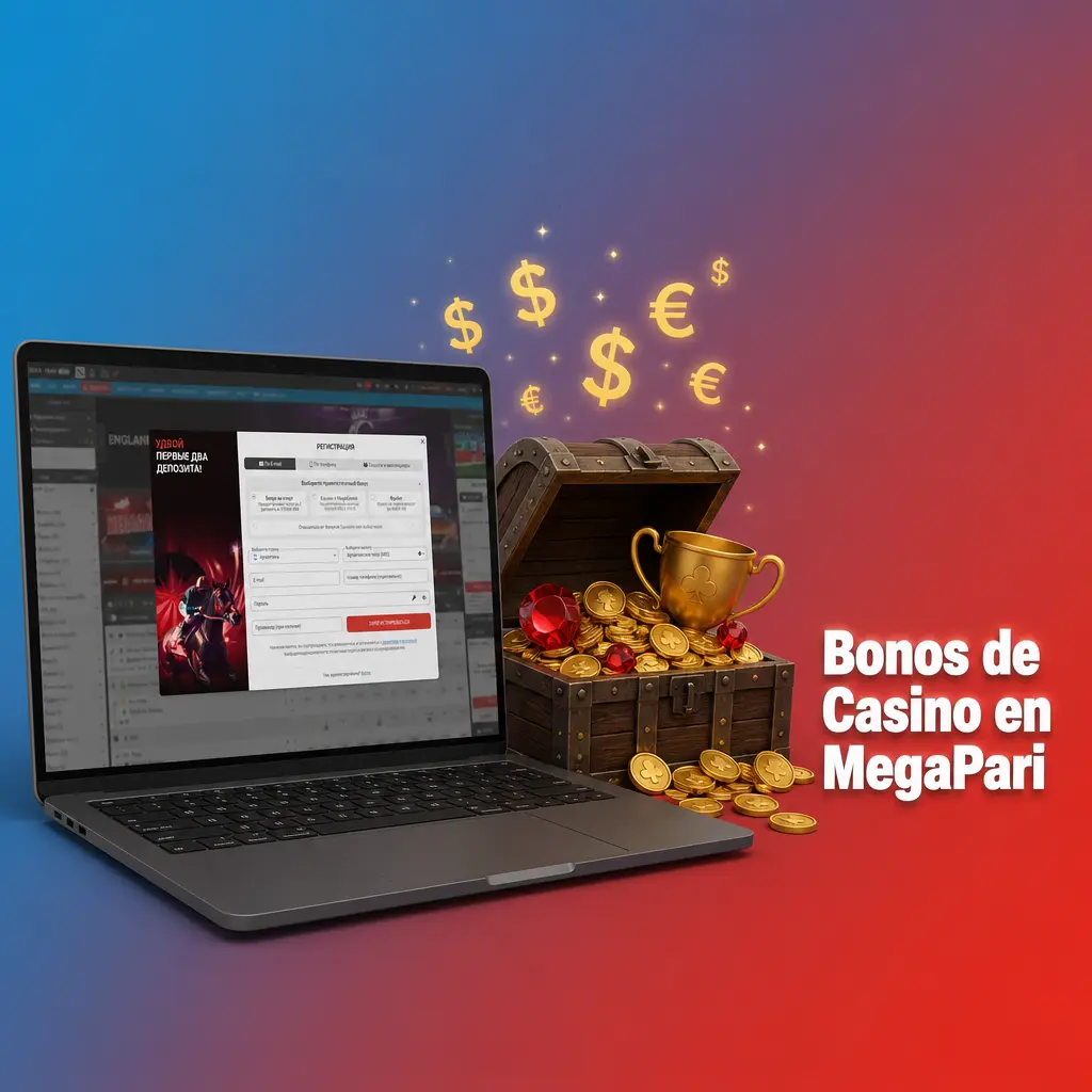 Bonos de casino disponibles en MegaPari