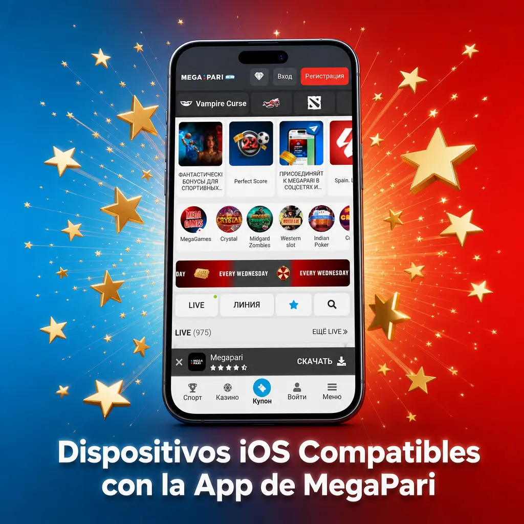 Dispositivos iOS compatibles con la app de MegaPari