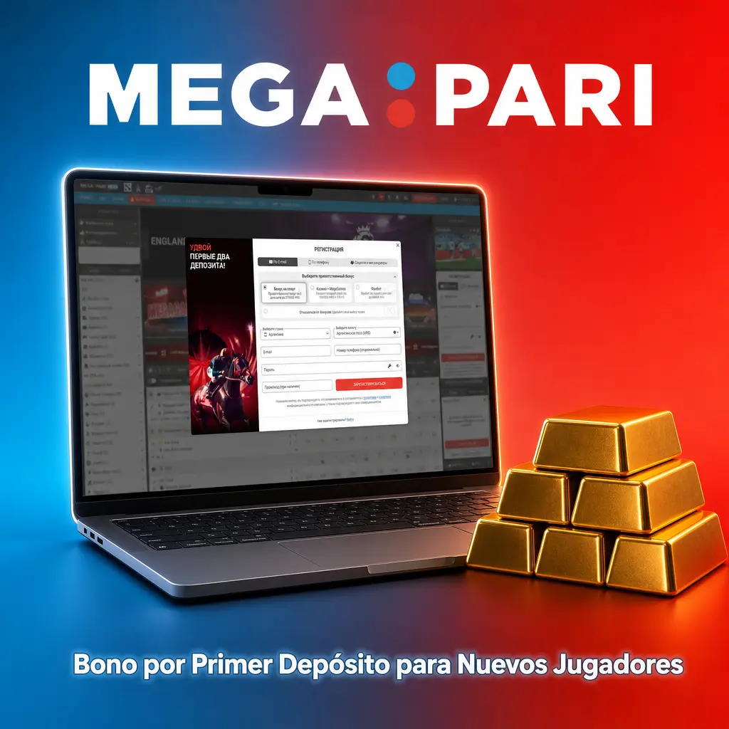 Bono de bienvenida MegaPari primer depósito Argentina