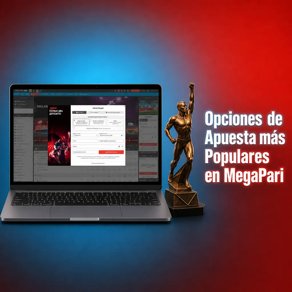 Opciones de apuesta disponibles en MegaPari para jugadores argentinos