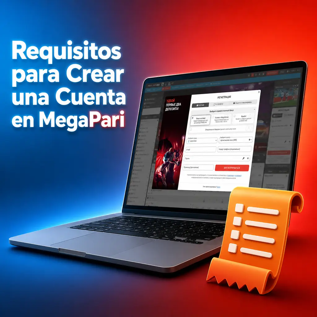 Requisitos para crear una cuenta en MegaPari